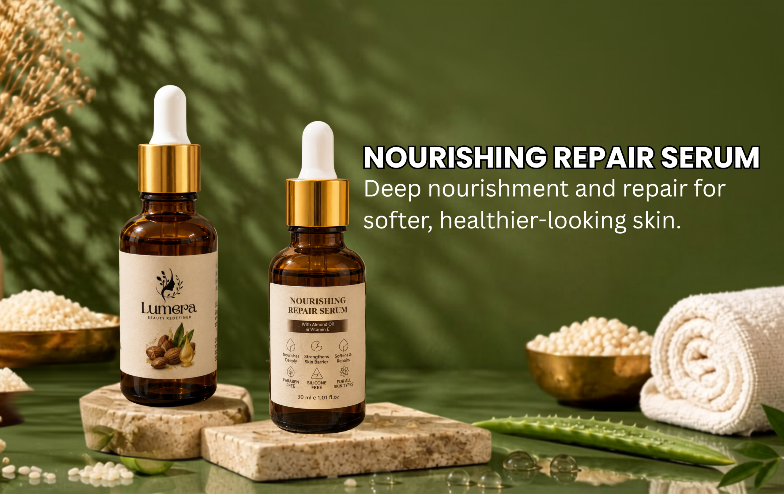 Lumera Hydra Quench Serum Banner